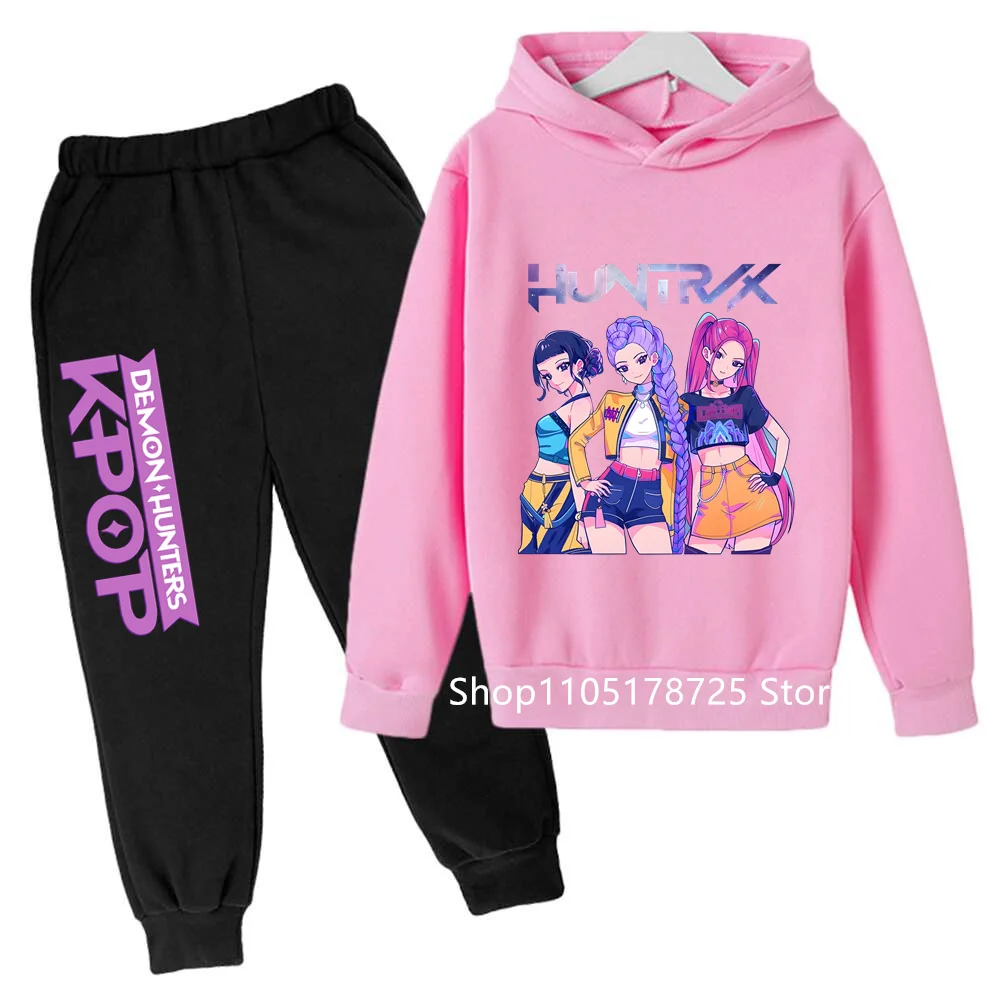 Kids New Fashion Cartoon Kpop Demon Hunters Print 2pcs Hoodie+Pants Sportsuits Casual Outfits ClothesFor 2-13 Years Boys Girls
Kids New Fashion Cartoon Kpop Demon Hunters Print 2pcs Hoodie+Pants Sportsuits Casual Outfits ClothesFor 2-13 Years Boys Girls