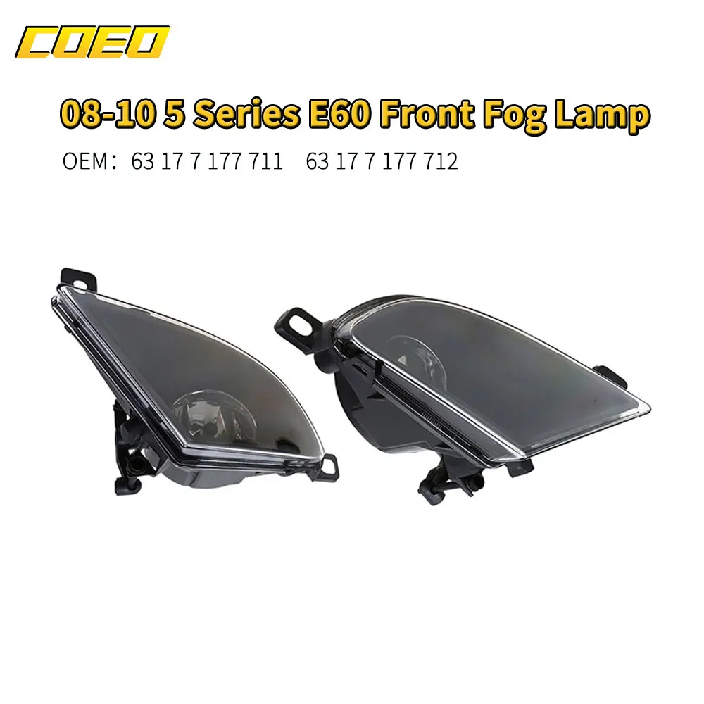 Auto Front Bumper Fog Light Lamp Assembly For BMW 5 Series E60 2008-2010 63 17 7 177 711 63 17 7 177 712
Auto Front Bumper Fog Light Lamp Assembly For BMW 5 Series E60 2008-2010 63 17 7 177 711 63 17 7 177 712