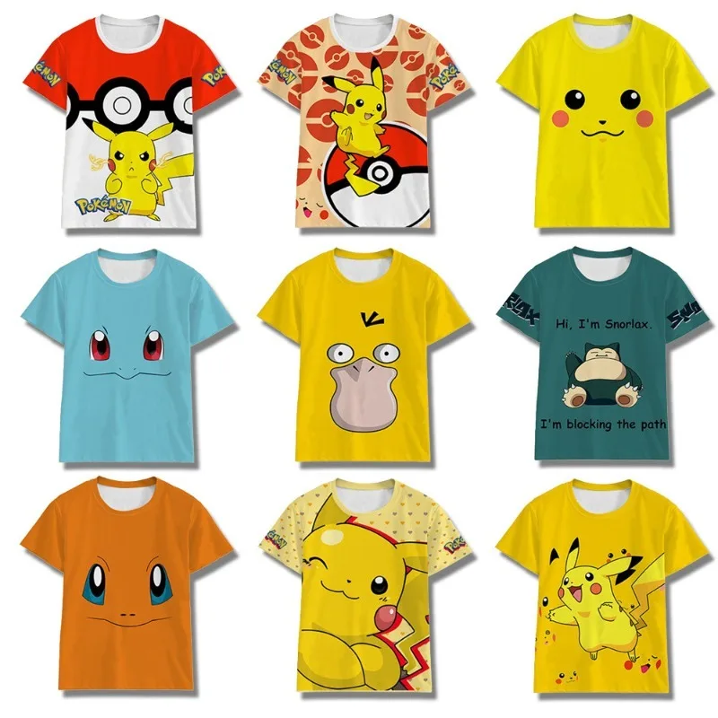 Creative Cartoon Merchandise Cosplay Pikachu Johnny Turtle Duck Anime Merchandise T-shirt Short Sleeved Summer Daily Necessities
Creative Cartoon Merchandise Cosplay Pikachu Johnny Turtle Duck Anime Merchandise T-shirt Short Sleeved Summer Daily Necessities