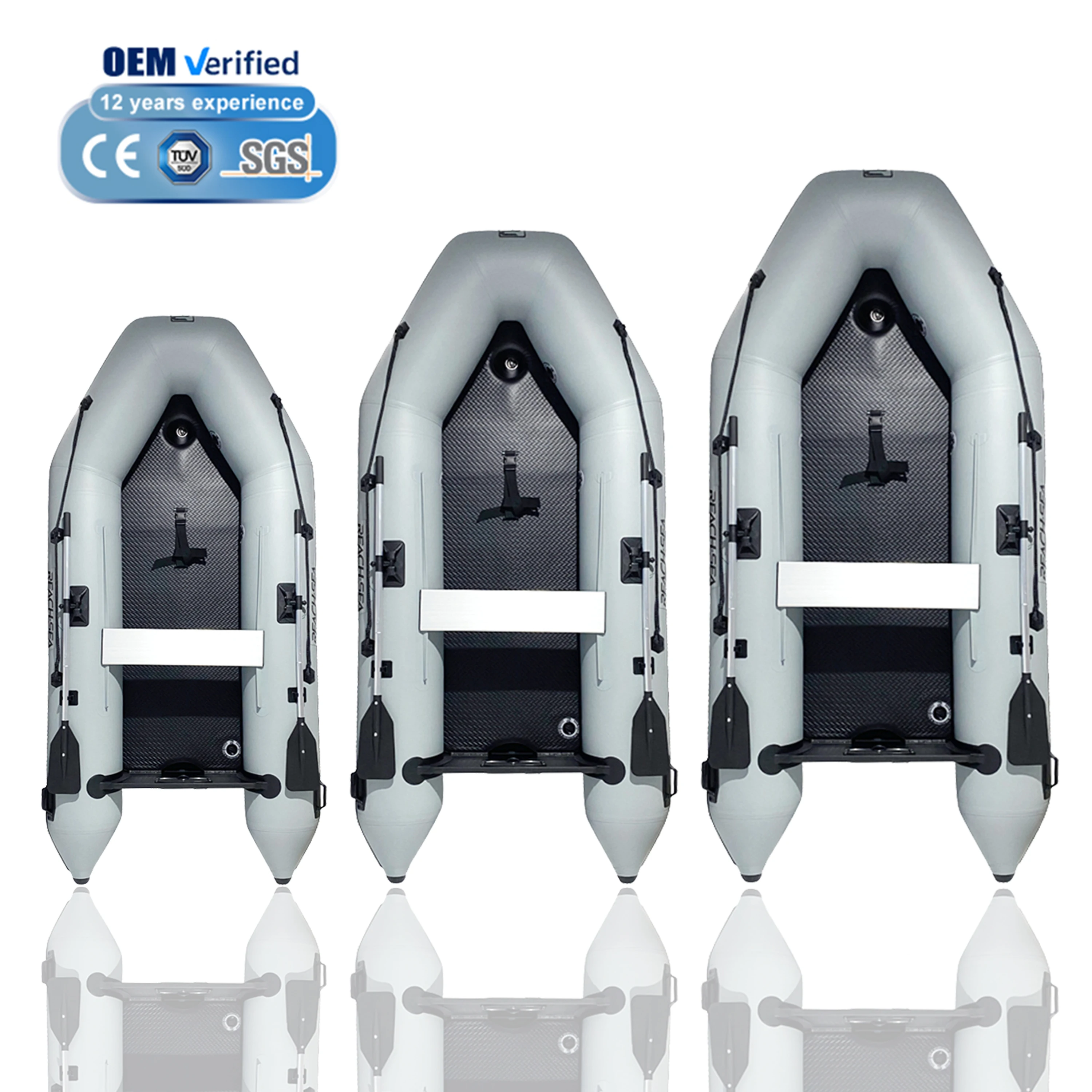 REACH-SEA China Factory Price Air Mat Inflatable Pvc Boat Inflatable Fishing Boat Dinghy Inflatable Boat for Water Sports
REACH-SEA China Factory Price Air Mat Inflatable Pvc Boat Inflatable Fishing Boat Dinghy Inflatable Boat for Water Sports
