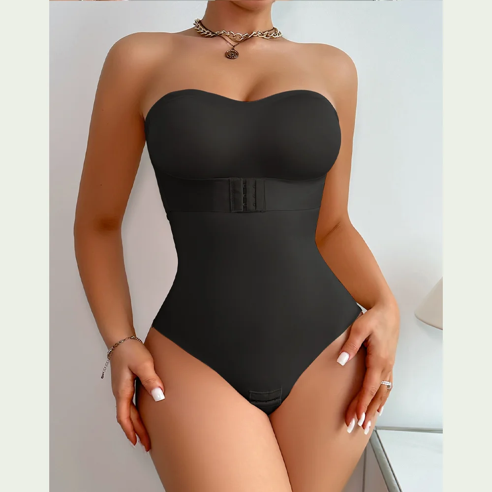 Women's One-Piece Shapewear Invisible Shoulder Strap Non-Slip Tummy Control Buckle Compression Waist Trainer Bodysuit
Women's One-Piece Shapewear Invisible Shoulder Strap Non-Slip Tummy Control Buckle Compression Waist Trainer Bodysuit