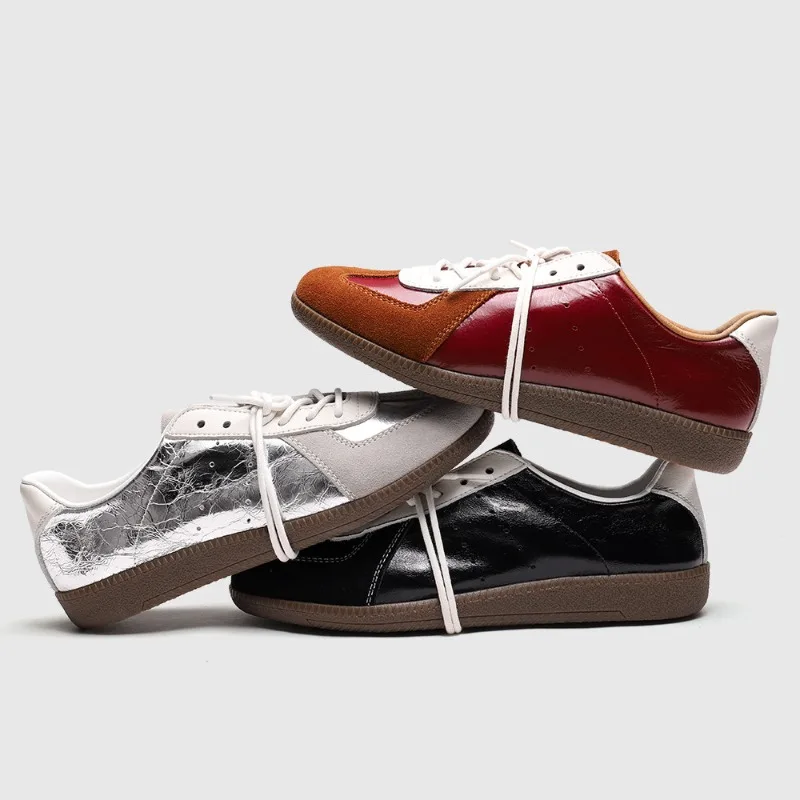 Fashion Women Casual Shoes Genuine Leather Comfortable Street Trend Skate Shoes Outdoor Hiking Sneakers Lace-up Training Shoes
Fashion Women Casual Shoes Genuine Leather Comfortable Street Trend Skate Shoes Outdoor Hiking Sneakers Lace-up Training Shoes