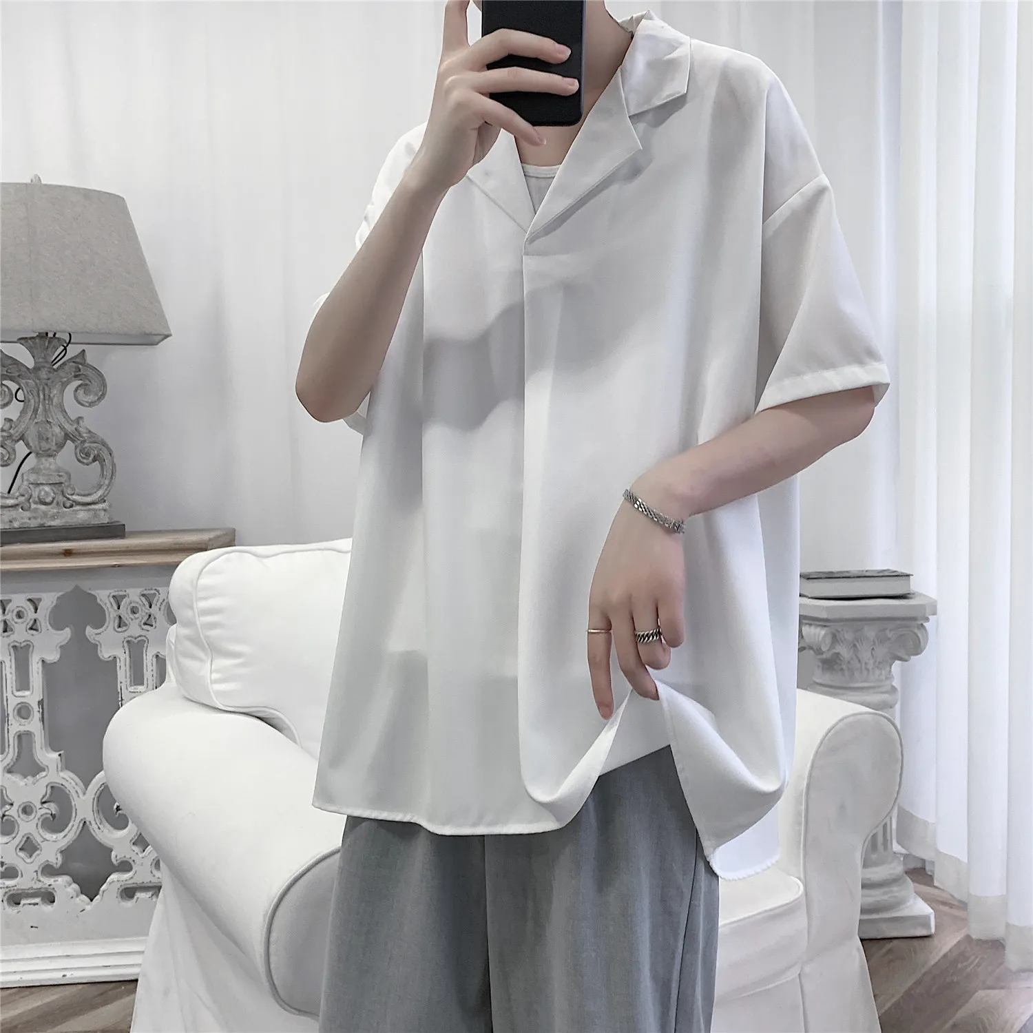 KAPMENTS Ice Korean Fashions Shirts 2023 Summer Short Sleeve Harajuku Vintage Shirts Men Casual Japanese Style Y2k Blouses
KAPMENTS Ice Korean Fashions Shirts 2023 Summer Short Sleeve Harajuku Vintage Shirts Men Casual Japanese Style Y2k Blouses