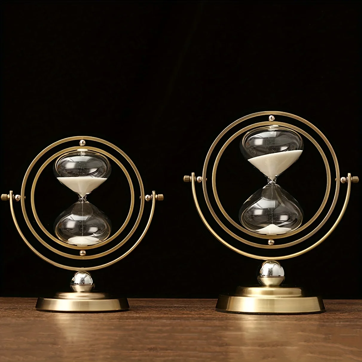 Vintage-Inspired Globe Rotating Timer Decor, Small & Large - Iron Crafted with Clasp Closure, Non-Waterproof,
Vintage-Inspired Globe Rotating Timer Decor, Small & Large - Iron Crafted with Clasp Closure, Non-Waterproof,