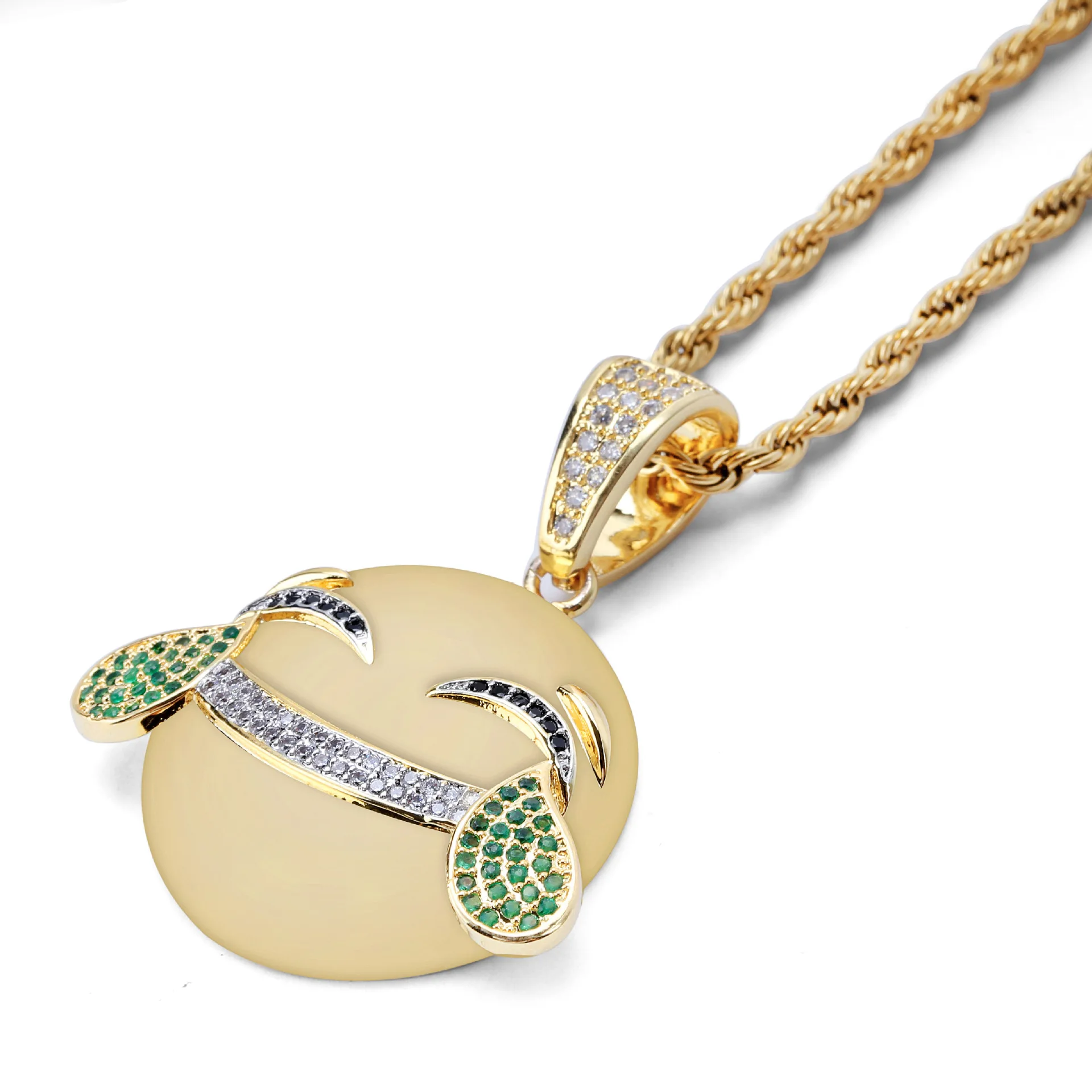Хип-хоп AAA CZ циркон Paved Iced Out Bling золотой цвет смех слезы выражение подвески ожерелье для мужчин рэпер ювелирные изделия
Хип-хоп AAA CZ циркон Paved Iced Out Bling золотой цвет смех слезы выражение подвески ожерелье для мужчин рэпер ювелирные изделия