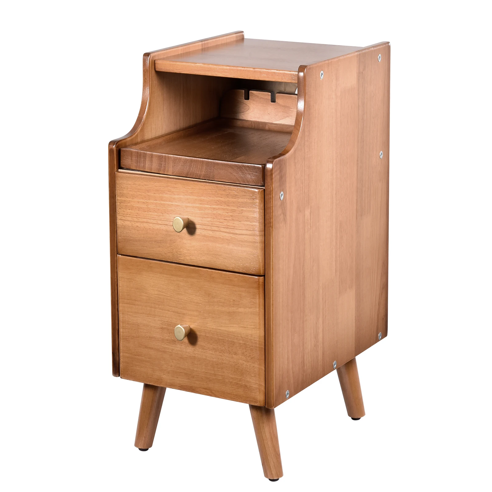 Wood Bedside Table Wooden 2-Drawer Night Table Small Side Table, Multi-Purpose Standdrawers for Bedroom, Living Room, Home, Office
Wood Bedside Table Wooden 2-Drawer Night Table Small Side Table, Multi-Purpose Standdrawers for Bedroom, Living Room, Home, Office