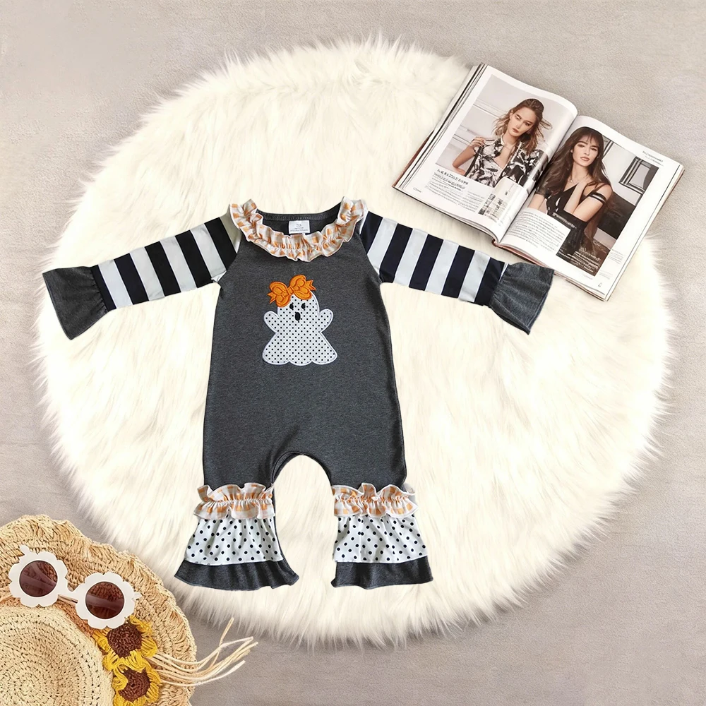 10.17 Зимние комбинезоны для маленьких девочек, черные комбинезоны с призраком на Хэллоуин для маленьких девочек 
10.17 Зимние комбинезоны для маленьких девочек, черные комбинезоны с призраком на Хэллоуин для маленьких девочек