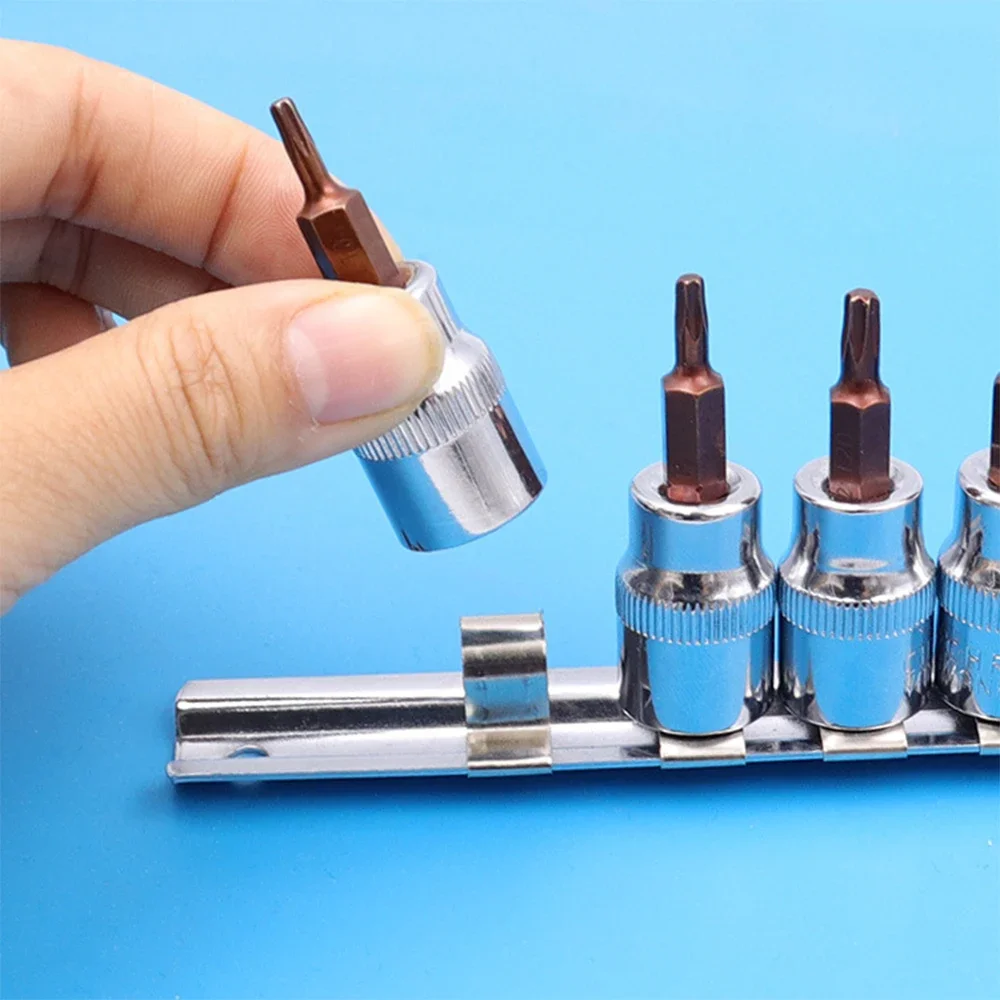 11pcs 1/4 3/8 Inch Drive Hex Socket Bit Set 3mm 4mm 5mm 6mm 7mm 8mm Screwdriver Bits Hand Tools Pattern Matching Cylinder
11pcs 1/4 3/8 Inch Drive Hex Socket Bit Set 3mm 4mm 5mm 6mm 7mm 8mm Screwdriver Bits Hand Tools Pattern Matching Cylinder