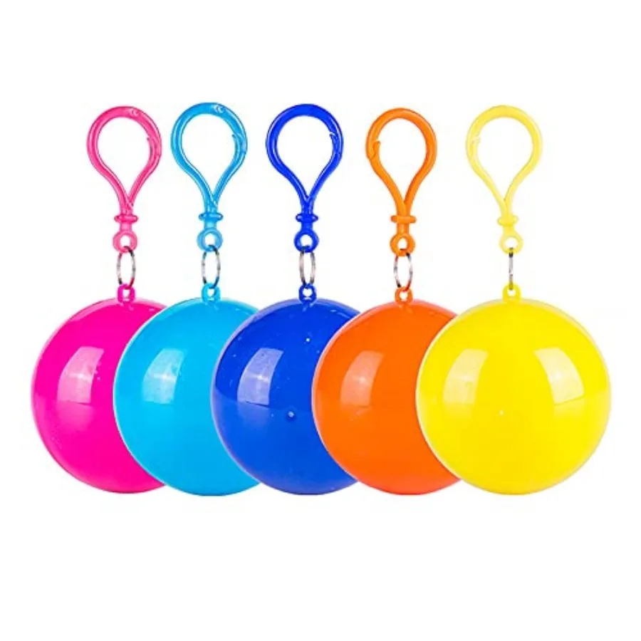5 Pack Portable Disposable Emergency Raincoats Rain Poncho in A Ball 5 Colors for Traveling Camping Outdoor Sports, Multicolor
5 Pack Portable Disposable Emergency Raincoats Rain Poncho in A Ball 5 Colors for Traveling Camping Outdoor Sports, Multicolor
