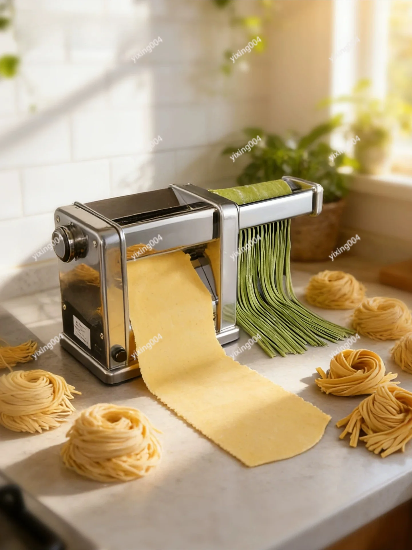 Stainless Steel Electric Noodle Maker Multi-function Dough Press for Dumpling Wonton Skin Home Use
Stainless Steel Electric Noodle Maker Multi-function Dough Press for Dumpling Wonton Skin Home Use