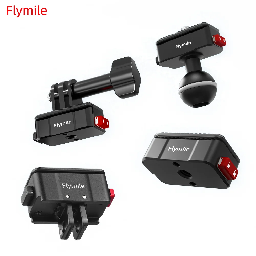 Flymile Quick Release Base For Gopro12/13 Action 4/Pocket 3 Quick Release Stabilizer Tripod Quick Release Set Camera Accessories
Flymile Quick Release Base For Gopro12/13 Action 4/Pocket 3 Quick Release Stabilizer Tripod Quick Release Set Camera Accessories