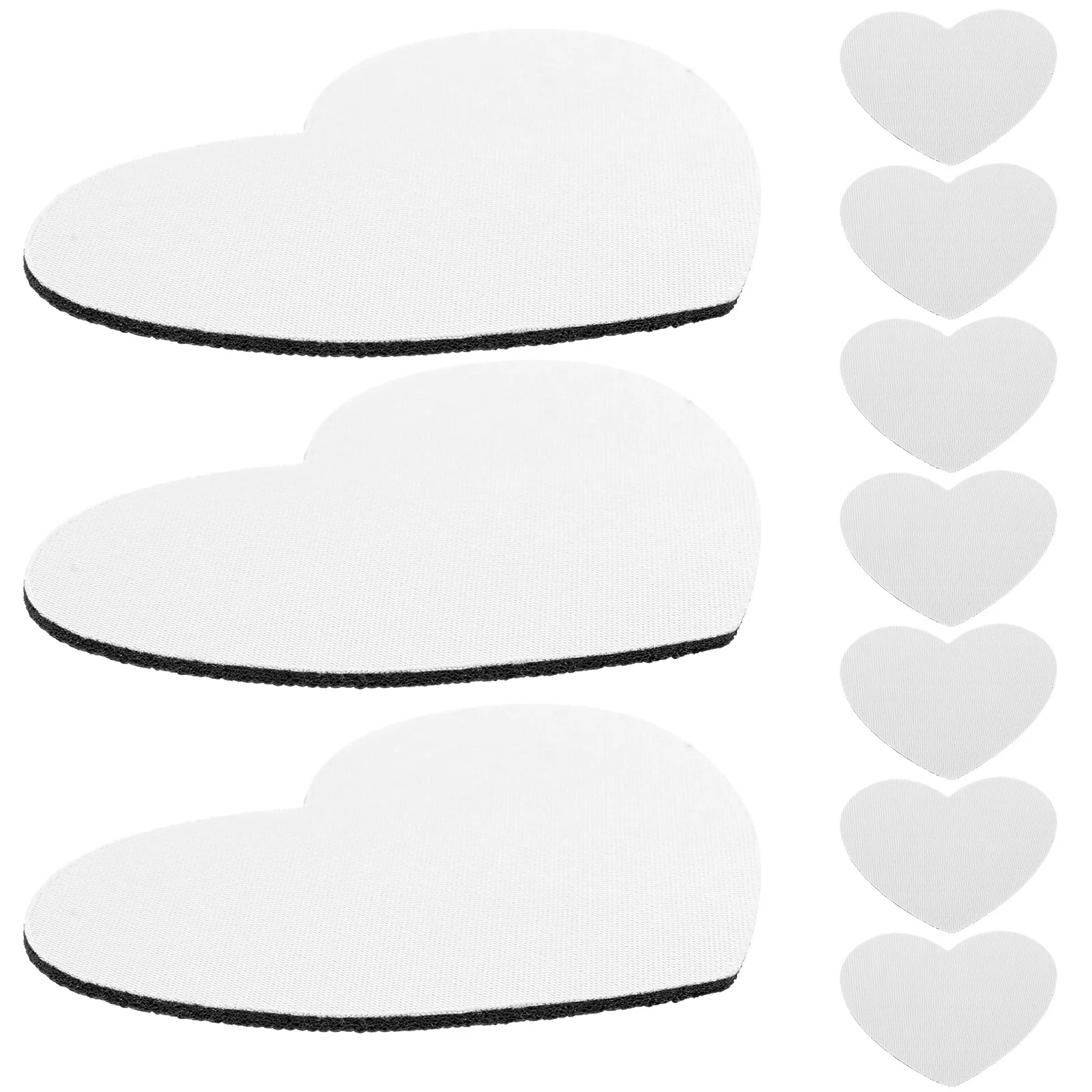 10Pcs Sublimation Coasters Heat Transfer Cup Pads Heart Shape DIY Car Cup Mats Blanks for Printable Designs Heat Transfer Mat
10Pcs Sublimation Coasters Heat Transfer Cup Pads Heart Shape DIY Car Cup Mats Blanks for Printable Designs Heat Transfer Mat