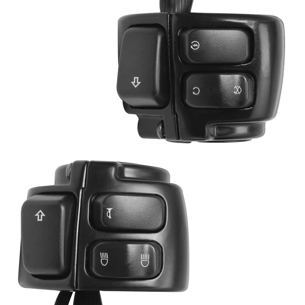 Motorcycle Black 1" 25mm Handle Switch with Keys For Harley 1996-2012 Harley Softail, Dyna, Sportster, V-ROD
Motorcycle Black 1" 25mm Handle Switch with Keys For Harley 1996-2012 Harley Softail, Dyna, Sportster, V-ROD