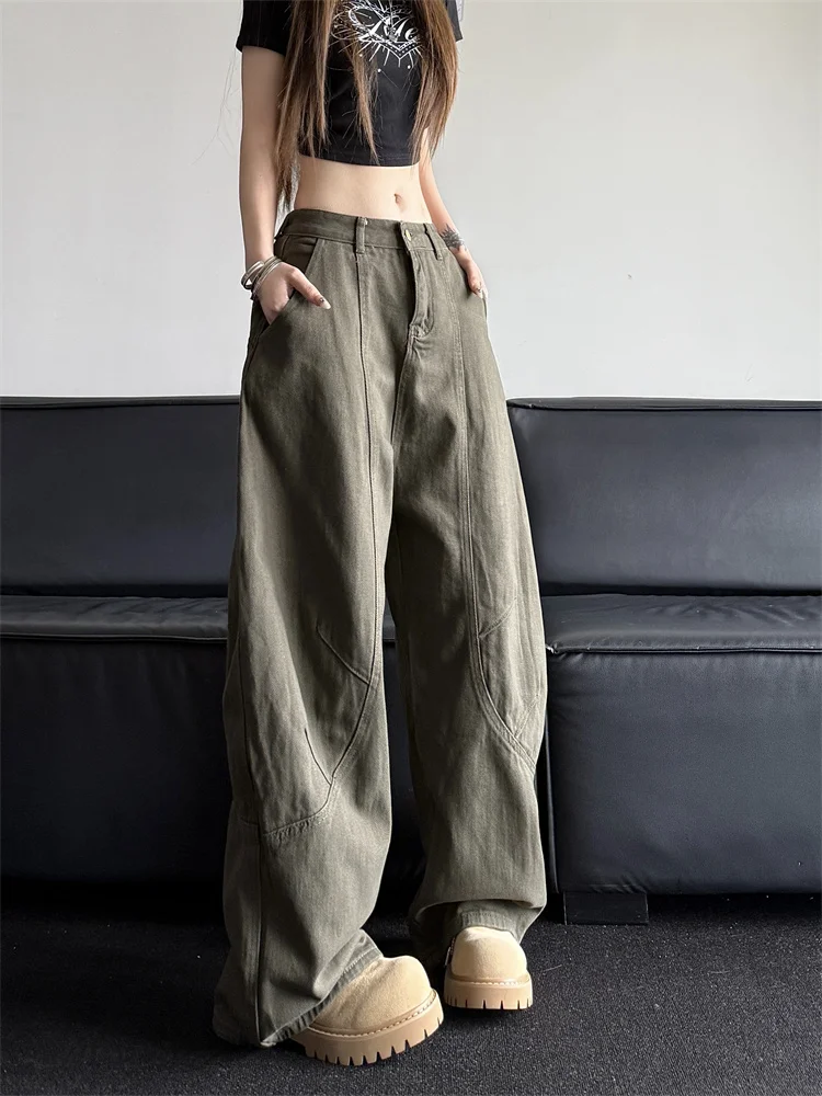 Мужские рабочие брюки в американском стиле с широкими штанинами, уличная одежда, японская стирка, из чистого хлопка, свободный крой, длина в пол
Мужские рабочие брюки в американском стиле с широкими штанинами, уличная одежда, японская стирка, из чистого хлопка, свободный крой, длина в пол