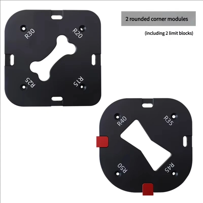 B28C-Trimming Machine Cutting Fillet Template R-Angle Arc Template Woodworking Electric Router Slotting Wardrobe Tool
B28C-Trimming Machine Cutting Fillet Template R-Angle Arc Template Woodworking Electric Router Slotting Wardrobe Tool