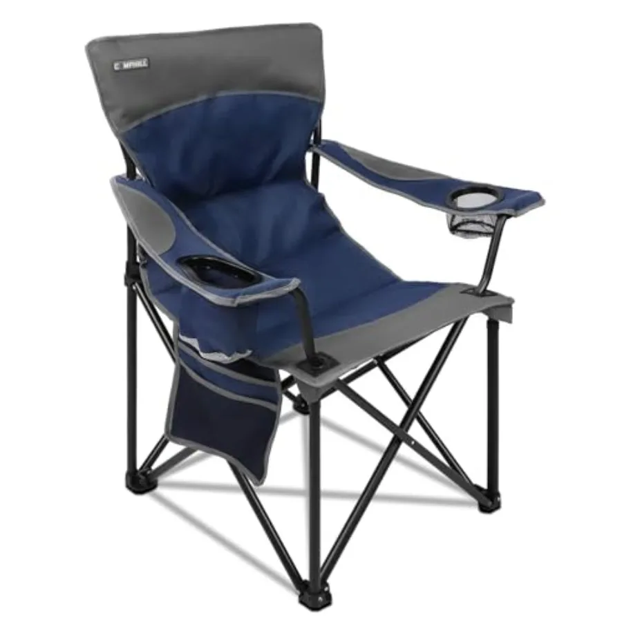 Oversized Portable Camping Chairs, Collapsible Outdoor Chairs with Pocket and Cup Holders, Carry Bag for Camping, Tailgates, Be
Oversized Portable Camping Chairs, Collapsible Outdoor Chairs with Pocket and Cup Holders, Carry Bag for Camping, Tailgates, Be