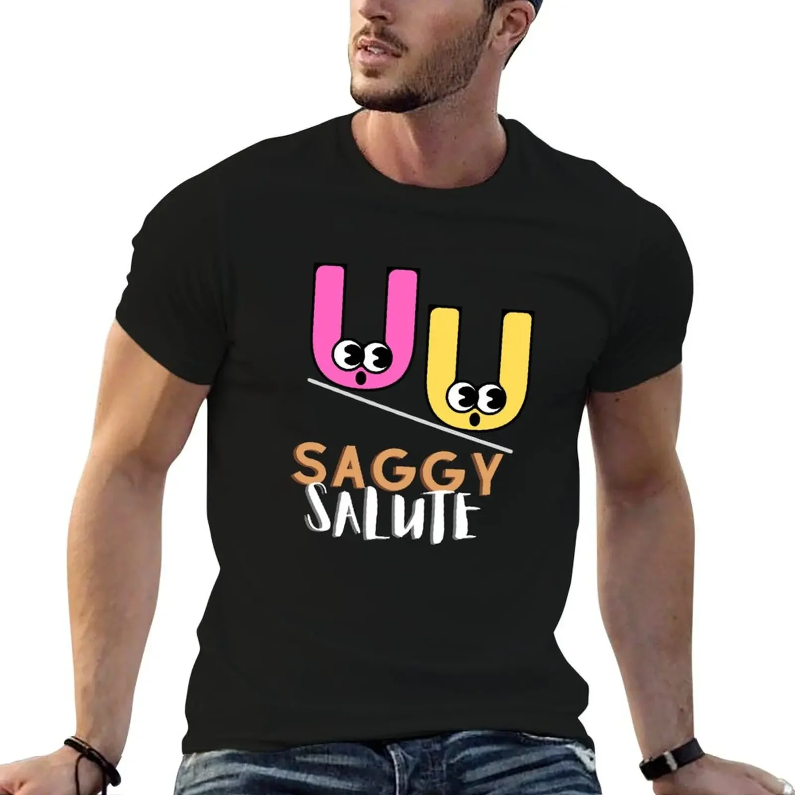 SAGGY SALUTE, SAGGY AND PROUD T-Shirt graphic tee shirt funny gifts clothing for men
SAGGY SALUTE, SAGGY AND PROUD T-Shirt graphic tee shirt funny gifts clothing for men