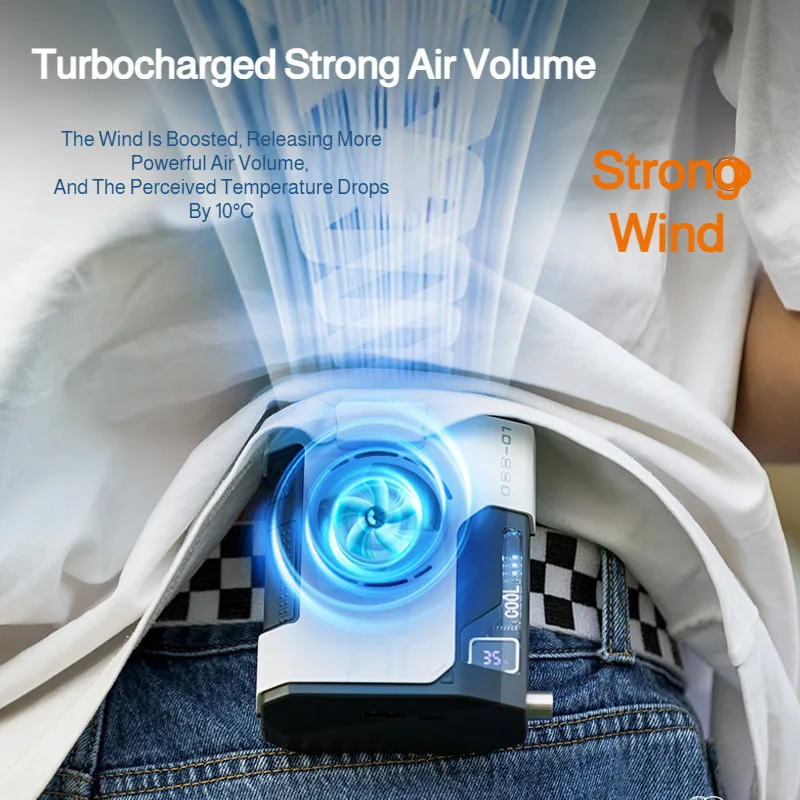 Уличный поясной вентилятор 5000/10000 мАч, сильный ветер, портативный многофункциональный внешний аккумулятор, небольшой вентилятор-кулер
Уличный поясной вентилятор 5000/10000 мАч, сильный ветер, портативный многофункциональный внешний аккумулятор, небольшой вентилятор-кулер