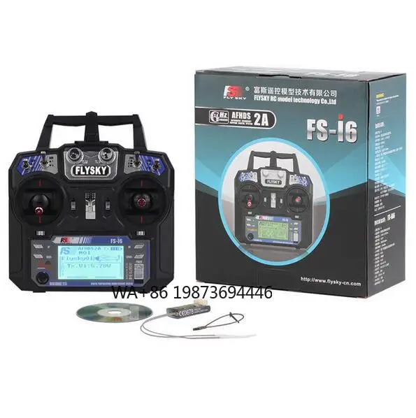 FS-i6 2.4G 6CH RC Remote Control Transmitter Controller with FS-iA6 Receiver for RC Helicopter Plane Quadcopter
FS-i6 2.4G 6CH RC Remote Control Transmitter Controller with FS-iA6 Receiver for RC Helicopter Plane Quadcopter