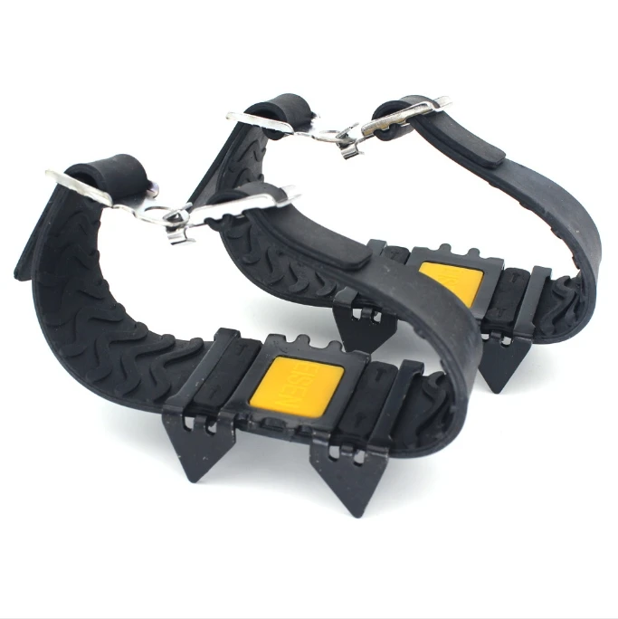 4-Teeth Adjustable Anti-Slip Shoe Covers Camping Ice Rubber Crampons For Hiking Snow Grips Traction Winter Autumn Winter
4-Teeth Adjustable Anti-Slip Shoe Covers Camping Ice Rubber Crampons For Hiking Snow Grips Traction Winter Autumn Winter