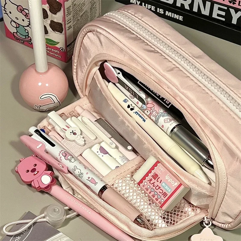 Sanrio Kawaii My Melody Pencil Bag Student Girl Ins Cartoon Pencil Case Drawstring Multi Layer Multi Functional Storage Bag Gift
Sanrio Kawaii My Melody Pencil Bag Student Girl Ins Cartoon Pencil Case Drawstring Multi Layer Multi Functional Storage Bag Gift