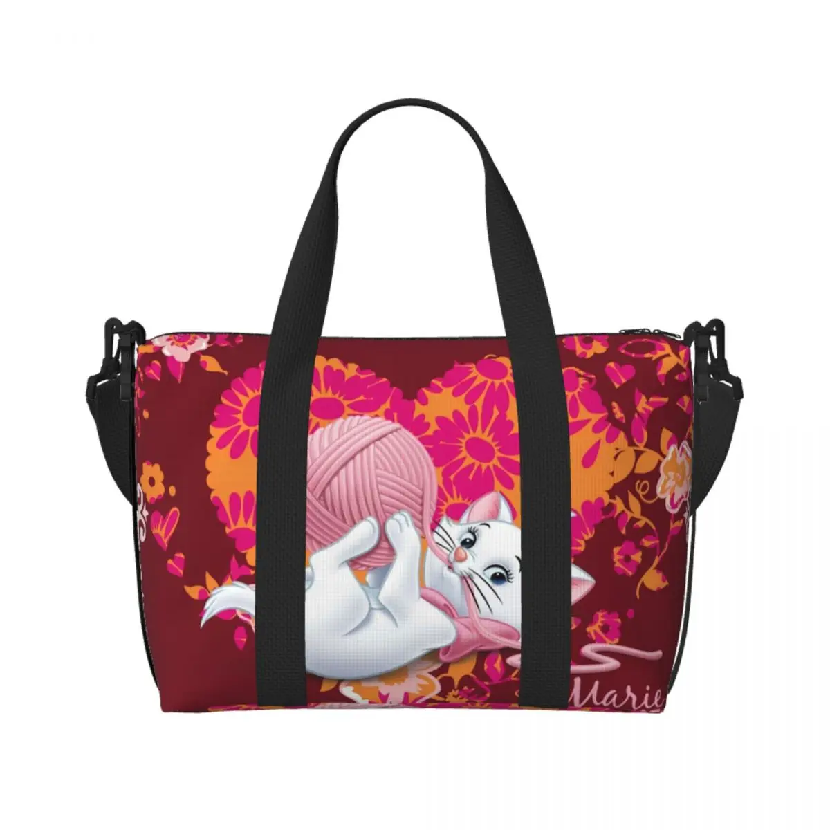 Custom Cute Cat Maries Kitten Cartoon Tote Bag Women Large Capacity Animals Movies Beach Gym Travel Bags
Custom Cute Cat Maries Kitten Cartoon Tote Bag Women Large Capacity Animals Movies Beach Gym Travel Bags