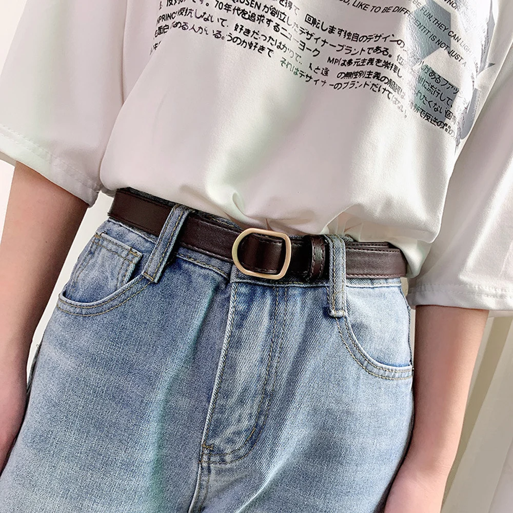 Fashion Gift Women New Designer Female Thin Belt Waist Strap PU Leather Belts No-hole Buckle
Fashion Gift Women New Designer Female Thin Belt Waist Strap PU Leather Belts No-hole Buckle
