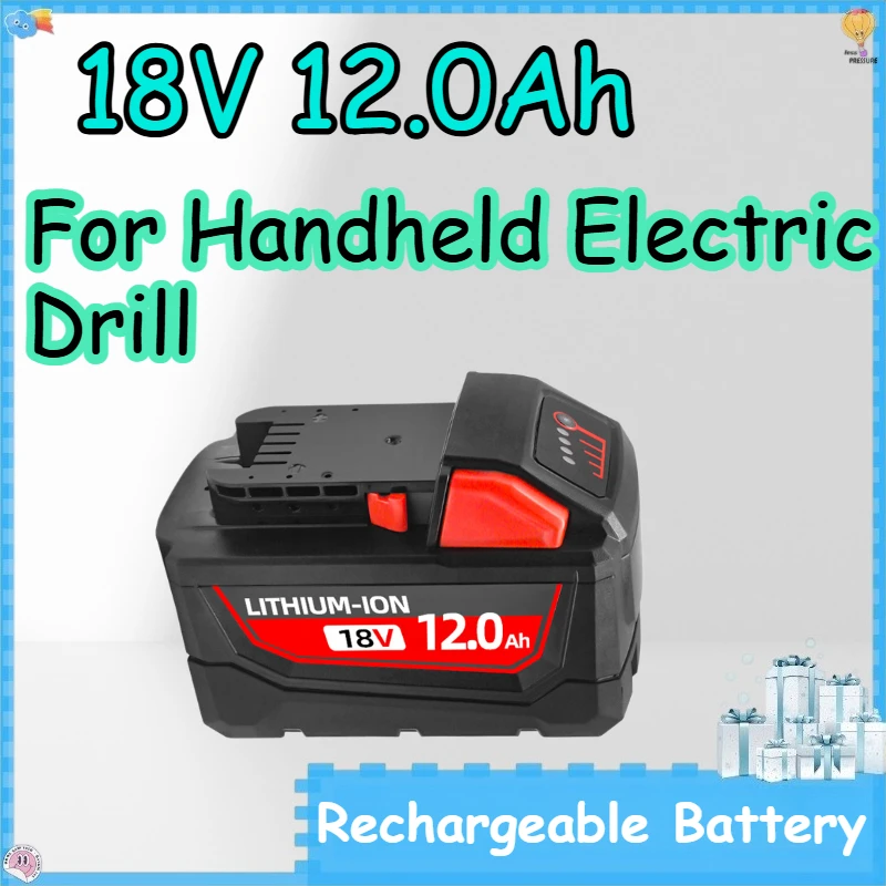 18V 4.5/6.0/7.5Ah Rechargeable Battery for For Handheld Electric Drill Lithium Power Batteries for Power Tools
18V 4.5/6.0/7.5Ah Rechargeable Battery for For Handheld Electric Drill Lithium Power Batteries for Power Tools