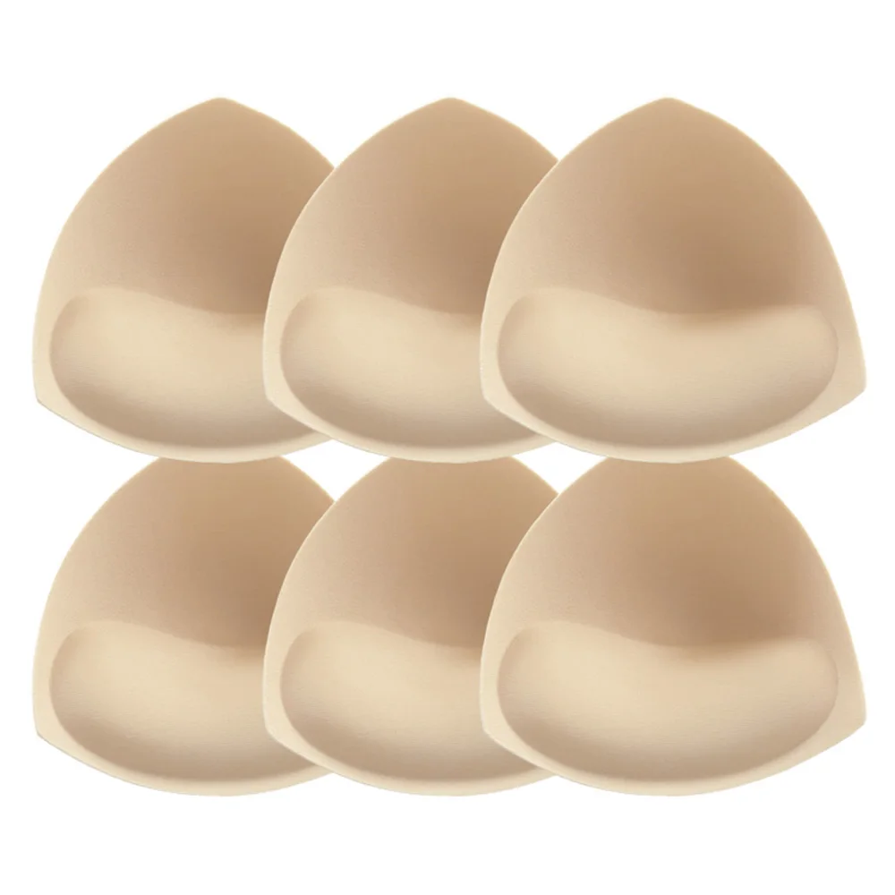 Вставки для бюстгальтера, подушечки для бикини для груди, 3 пары, один размер
Вставки для бюстгальтера, подушечки для бикини для груди, 3 пары, один размер