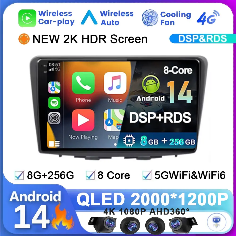 2K 2000*1200 8+256 Android 14 System For Suzuki Baleno 2016 2017 2018 2019 GPS Screen Carplay Car Radio Multimedia Video Player
2K 2000*1200 8+256 Android 14 System For Suzuki Baleno 2016 2017 2018 2019 GPS Screen Carplay Car Radio Multimedia Video Player