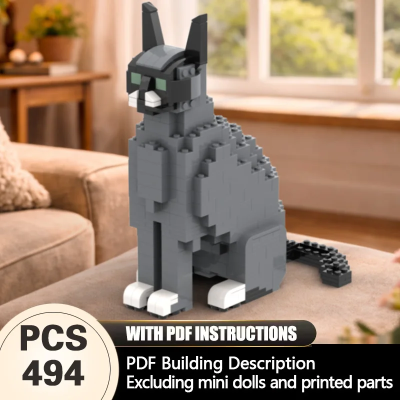 Creators Animal Series Model MOC Building Sphynx Cat Modular Technology Gifts Holiday Assemble Children Toys Suit
Creators Animal Series Model MOC Building Sphynx Cat Modular Technology Gifts Holiday Assemble Children Toys Suit
