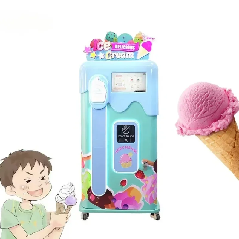 Ice Cream Makers Commercial Custom Fully Automatic Soft Ice Cream Vending Machine Ice Cream Makers With Touch Screen
Ice Cream Makers Commercial Custom Fully Automatic Soft Ice Cream Vending Machine Ice Cream Makers With Touch Screen
