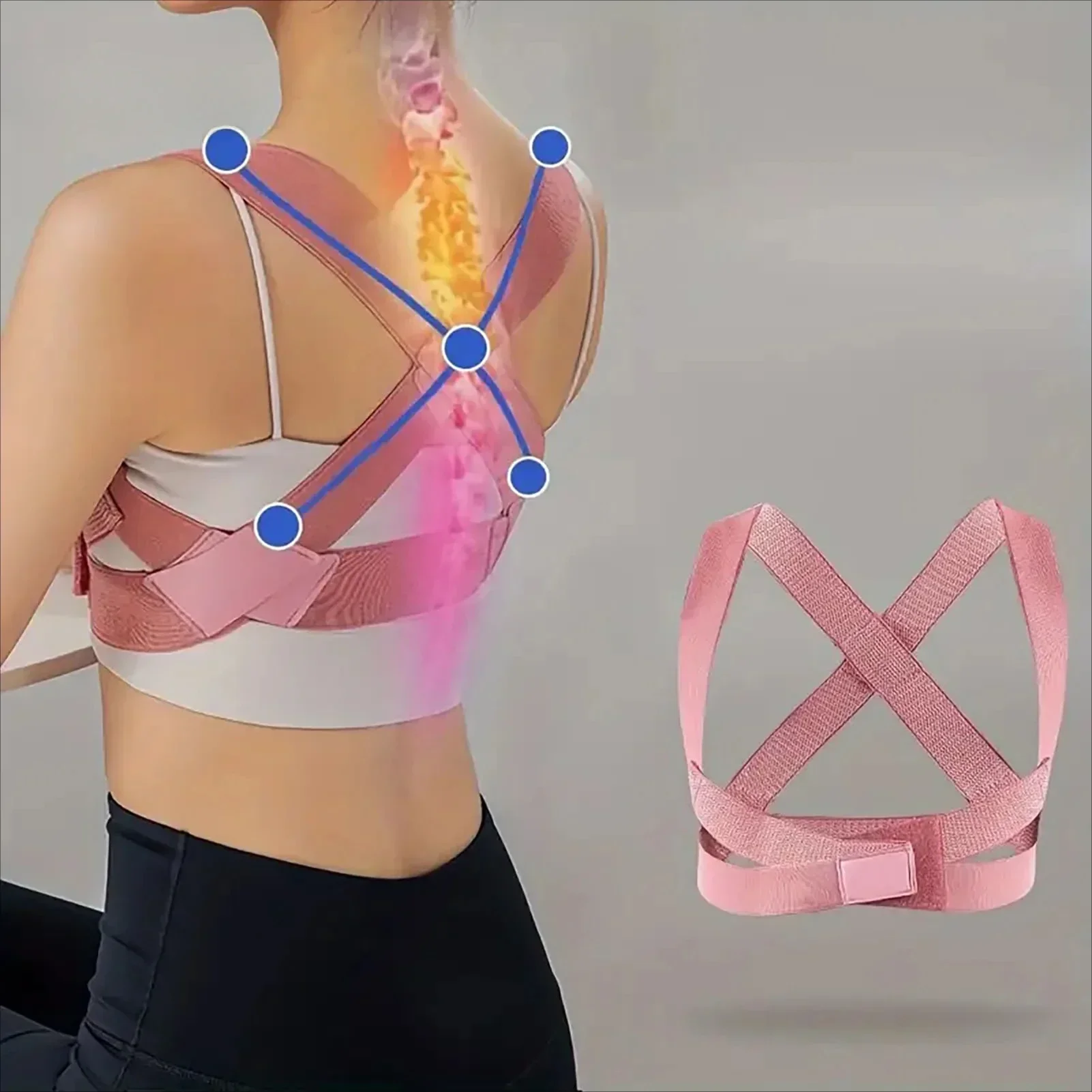 Adjustable Back Posture Corrector Vest body Correction braces back support Belt for Adults students Posture Correction devices
Adjustable Back Posture Corrector Vest body Correction braces back support Belt for Adults students Posture Correction devices