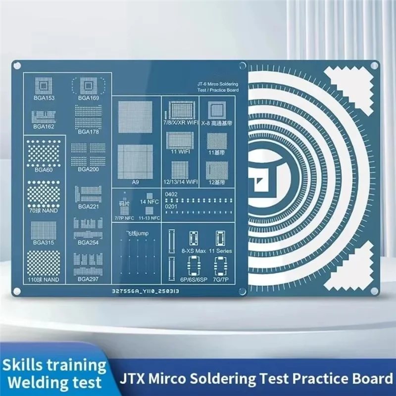 A50U JT-6 SMD/SMT BGA Components Soldering Test Practice Board Disassembling And Assembling Welding Pad Practice
A50U JT-6 SMD/SMT BGA Components Soldering Test Practice Board Disassembling And Assembling Welding Pad Practice