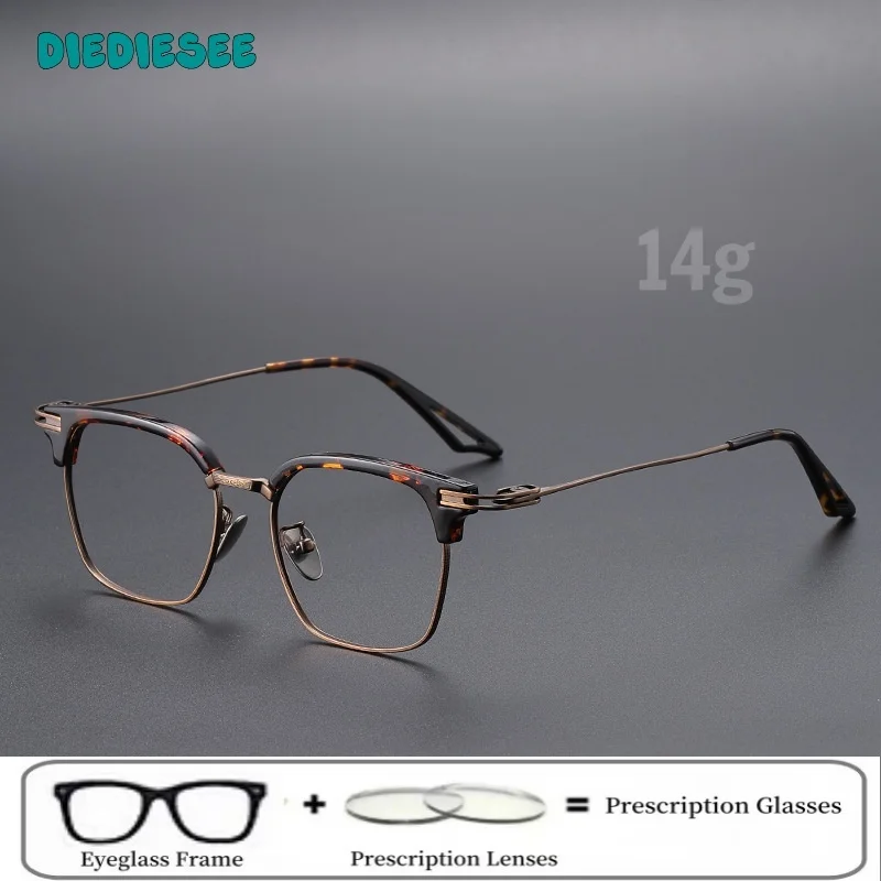DIEDIESEE High-quality Retro Anti Blue Light Men's And Women's Eyebrow Frame Business Customizable Prescription Glasses 80869
DIEDIESEE High-quality Retro Anti Blue Light Men's And Women's Eyebrow Frame Business Customizable Prescription Glasses 80869
