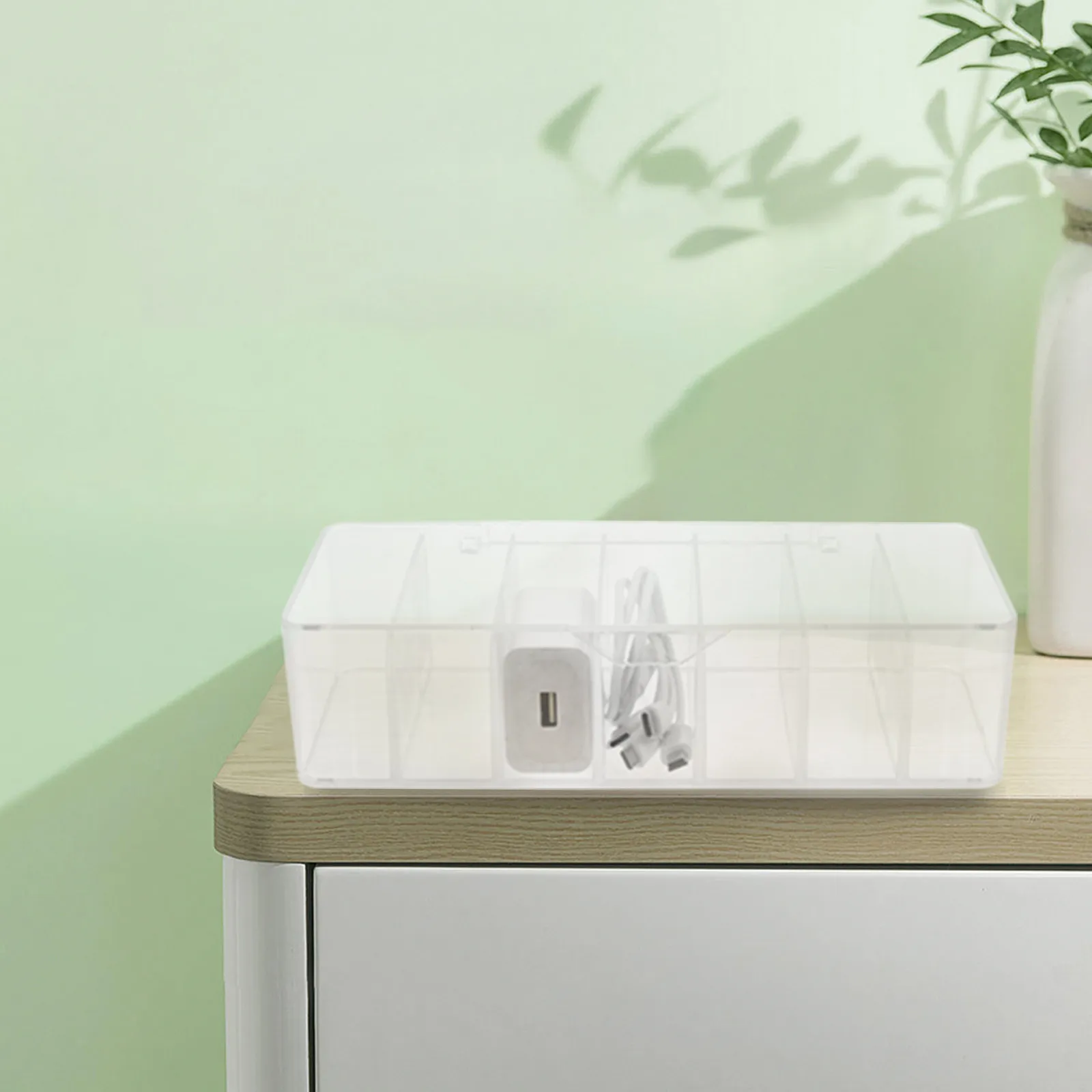 Dust Proof Cable Management Box Desktop Wall Mount Cord Organizer Transparent Plastic Power Cord Holder USB Charger Storage
Dust Proof Cable Management Box Desktop Wall Mount Cord Organizer Transparent Plastic Power Cord Holder USB Charger Storage