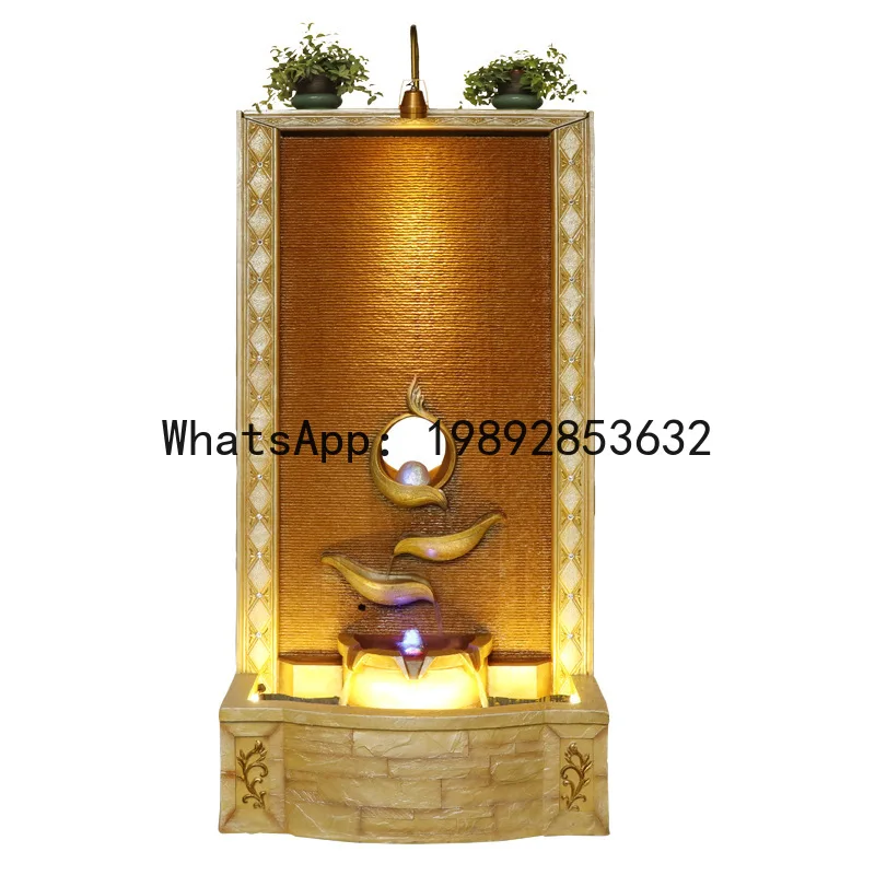 T26 European Style Double-Sided Water Flow Curtain Wall Home Living Room Decoration Hotel Floor Ornament Large Landscape Screen
T26 European Style Double-Sided Water Flow Curtain Wall Home Living Room Decoration Hotel Floor Ornament Large Landscape Screen