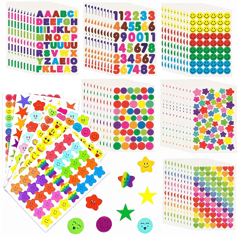 Teacher Students Reward Stickers Kids Classroom Supplies Must-Haves Reward Charts Sticker Star Smile Face Dots School Gift Kits
Teacher Students Reward Stickers Kids Classroom Supplies Must-Haves Reward Charts Sticker Star Smile Face Dots School Gift Kits