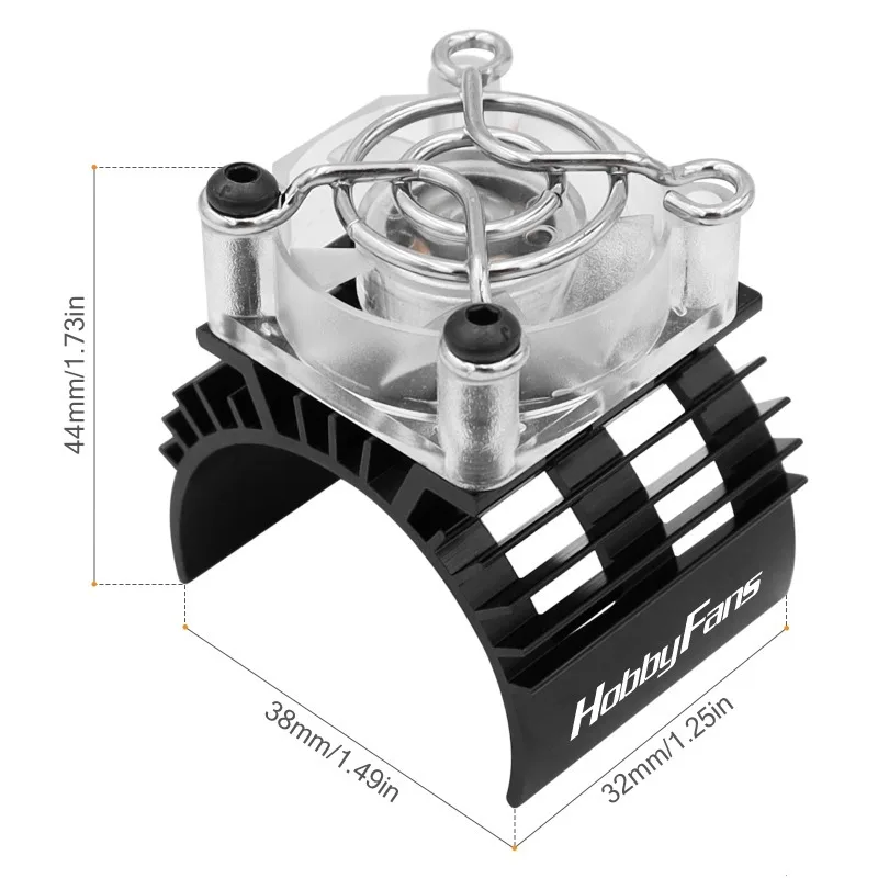 5V RC Brushless Motor Radiator with 5V Cooling Fan LED Motor Heat Sink Cooler for 540 550 3650 F540 3660 3670 RC Car
5V RC Brushless Motor Radiator with 5V Cooling Fan LED Motor Heat Sink Cooler for 540 550 3650 F540 3660 3670 RC Car