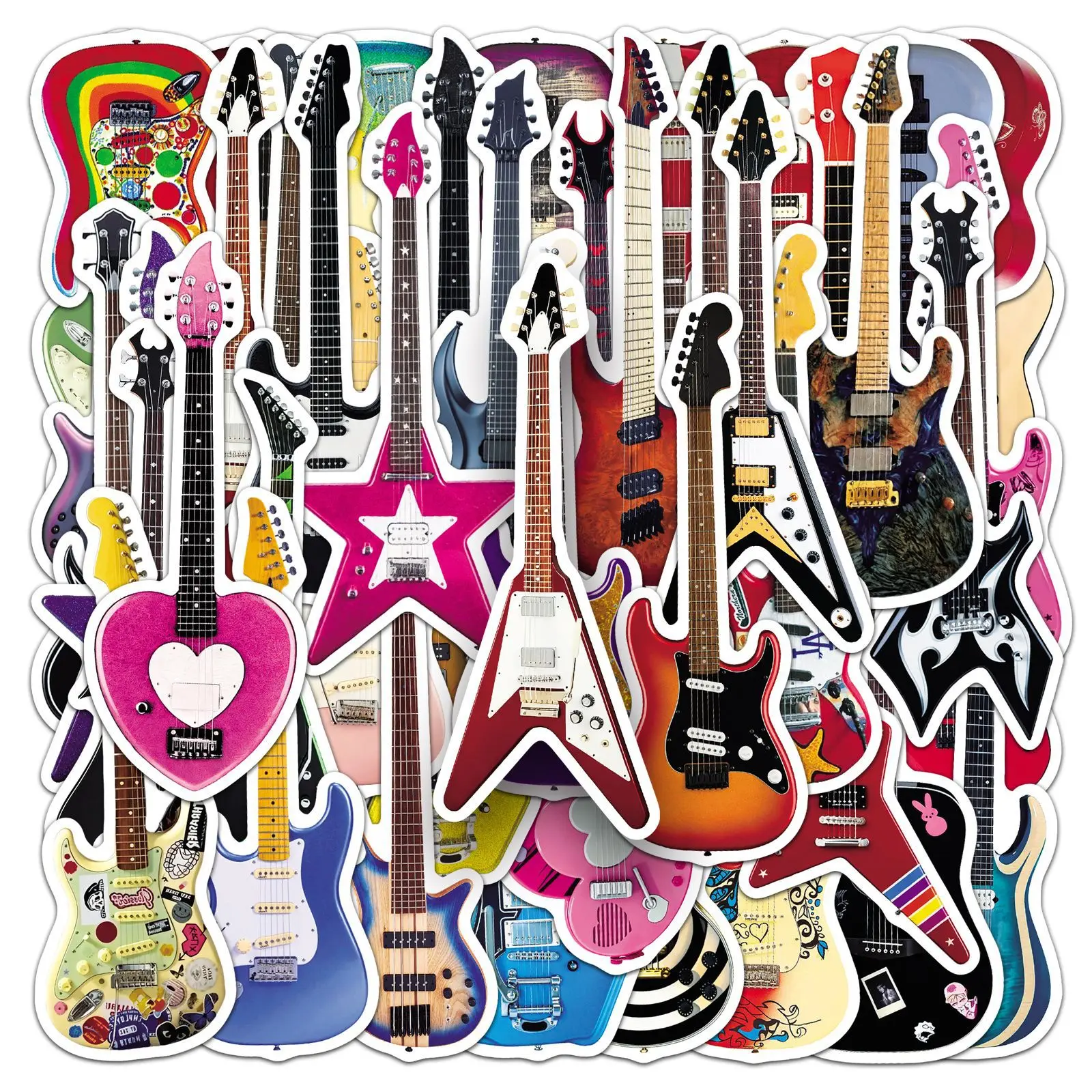 50Pcs Guitar cartoon graffiti StickerDIY Decoratio phone Luggage Laptop Guitar Bike Skateboard fridge Kid Toy waterpro sticker
50Pcs Guitar cartoon graffiti StickerDIY Decoratio phone Luggage Laptop Guitar Bike Skateboard fridge Kid Toy waterpro sticker