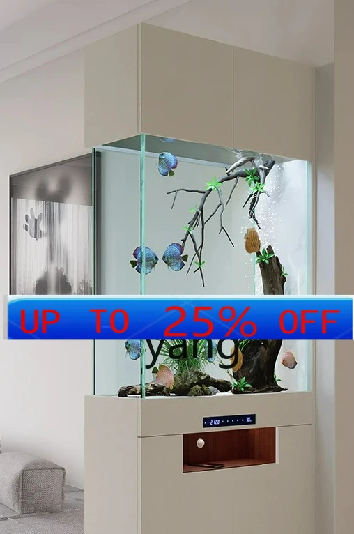 LMM living room large floor-to-ceiling household ecological landscaping smart glass aquarium
LMM living room large floor-to-ceiling household ecological landscaping smart glass aquarium