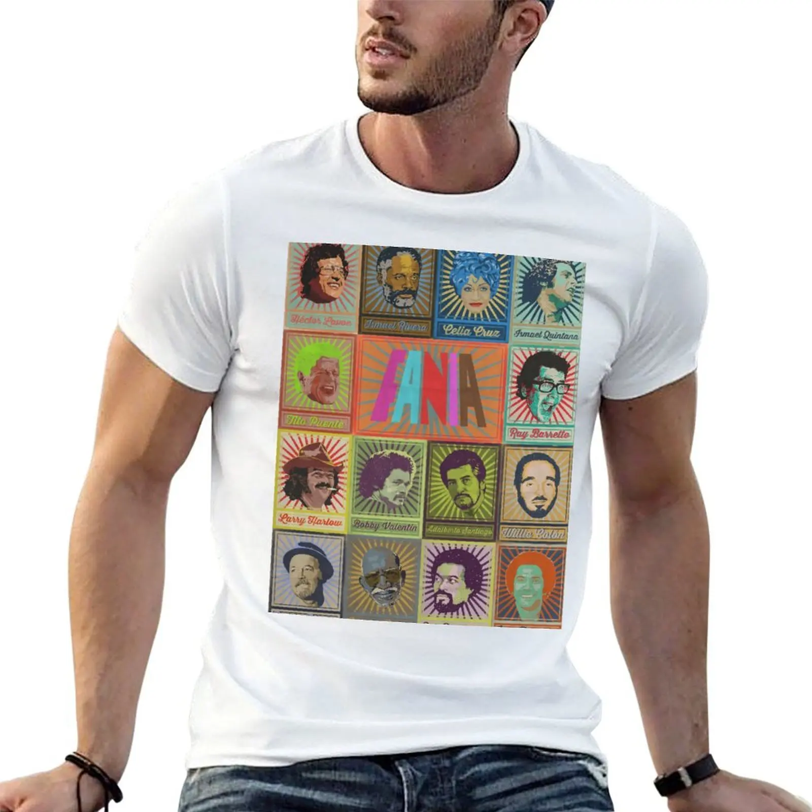 Fania Stars Poster T-Shirt man t shirts cotton t shirts for man pack cotton T-Shirt
Fania Stars Poster T-Shirt man t shirts cotton t shirts for man pack cotton T-Shirt
