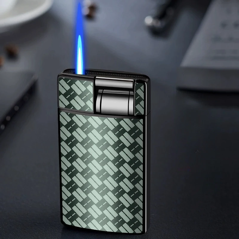 2025 New Creative Lever Button Cigarette Holder Cigar Lighter Windproof Blue Flame Straight Metal Lighter Gift Gadgets for Men
2025 New Creative Lever Button Cigarette Holder Cigar Lighter Windproof Blue Flame Straight Metal Lighter Gift Gadgets for Men