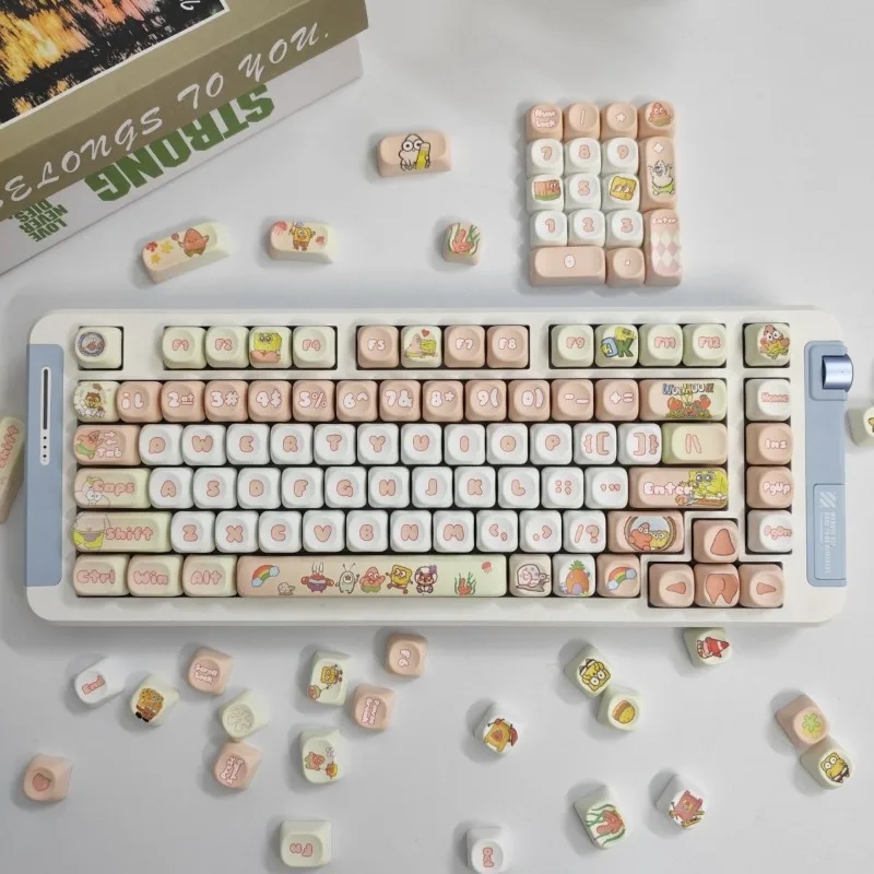 New Style Cute Cartoon SpongeBo SquarePants Keyboard Keycaps Kawaii Anime Patrick Star Keycaps Birthday Present Holiday Gifts
New Style Cute Cartoon SpongeBo SquarePants Keyboard Keycaps Kawaii Anime Patrick Star Keycaps Birthday Present Holiday Gifts