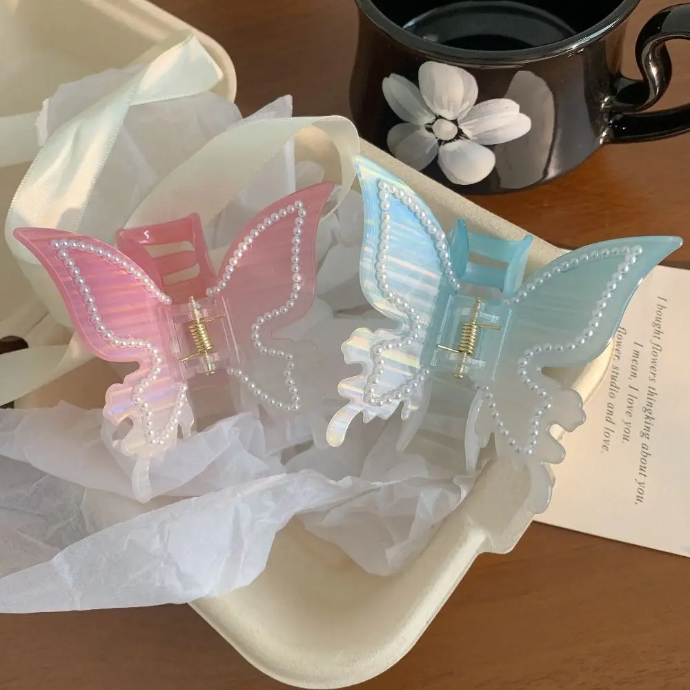 Pink Acetic Acid Hair Claw Korean Style Pearl Butterfly Hair Crab Clip Hair Accessories Hair Clip Geometry Shark Clip Female
Pink Acetic Acid Hair Claw Korean Style Pearl Butterfly Hair Crab Clip Hair Accessories Hair Clip Geometry Shark Clip Female