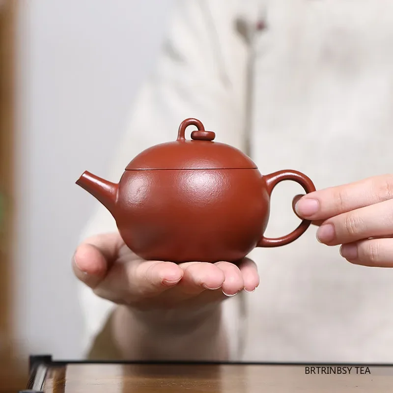 Chinese Tradition Yixing Purple Clay Teapot Raw Ore Zhu Mud Beauty Tea Pot Household Handmade Zisha Kettle Tea Set Teaware 110ml
Chinese Tradition Yixing Purple Clay Teapot Raw Ore Zhu Mud Beauty Tea Pot Household Handmade Zisha Kettle Tea Set Teaware 110ml