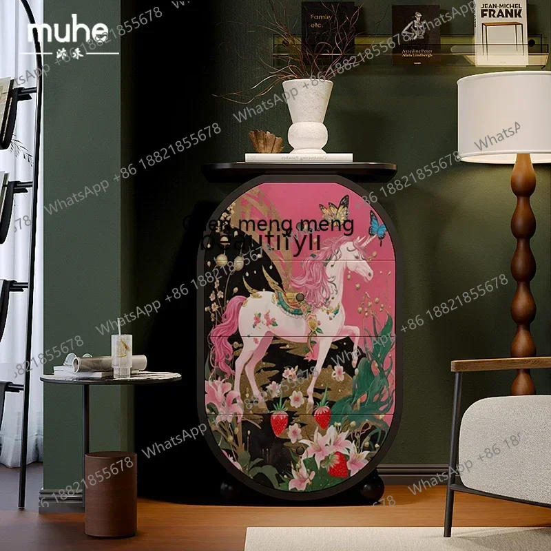 ss8350 French dopamine niche art solid wood chest, bedroom locker, small apartment storage locker
ss8350 French dopamine niche art solid wood chest, bedroom locker, small apartment storage locker