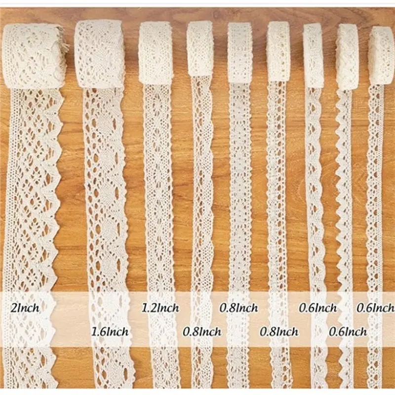 ABAH-Лента из кружева в винтажном стиле бохо для рукоделия, шитья, свадебного декора, рождественских упаковок, кружевная тесьма
ABAH-Лента из кружева в винтажном стиле бохо для рукоделия, шитья, свадебного декора, рождественских упаковок, кружевная тесьма