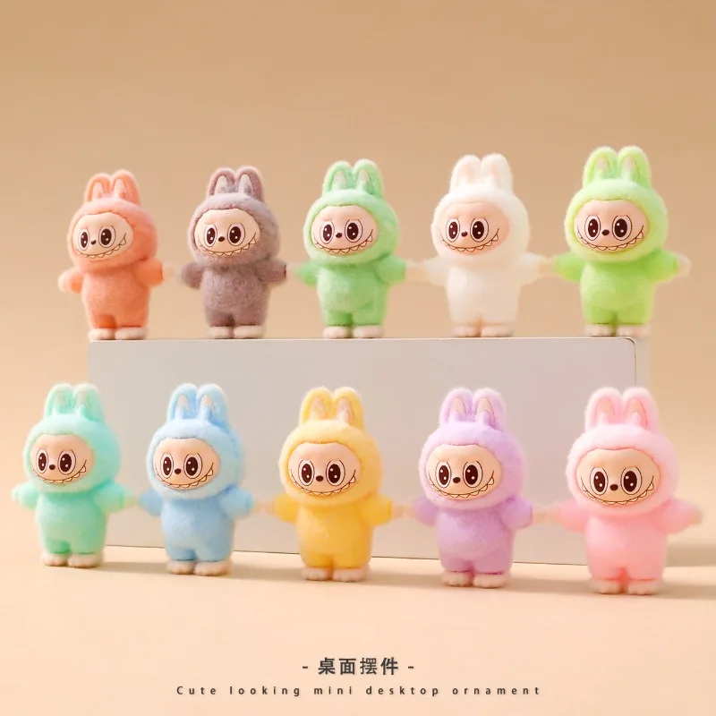 Cute Mini Flocked Labubu Doll Macaron Anime Figurine Model Desktop Ornaments Diy Accessories Blind Bag Mystery Box Surprise Gift
Cute Mini Flocked Labubu Doll Macaron Anime Figurine Model Desktop Ornaments Diy Accessories Blind Bag Mystery Box Surprise Gift