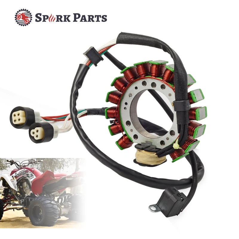 ATV Magneto Stator Coi for Yamaha Big Bear 350 4WD YFM350FW 1990-1994 Moto-4 YFM350ER Warrior 350 YFM350X 1990-1995 340-58005
ATV Magneto Stator Coi for Yamaha Big Bear 350 4WD YFM350FW 1990-1994 Moto-4 YFM350ER Warrior 350 YFM350X 1990-1995 340-58005